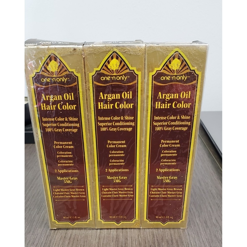 One n Only Argan Oil Hair Color Permanent Color Cream Master Gray 5MG Light
